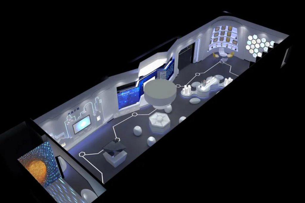 巖星建設(shè)|科技企業(yè)展廳設(shè)計插圖(4)