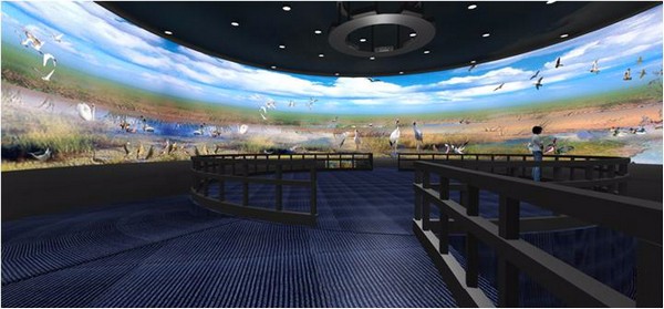 弧幕投影在企業展廳中的應用插圖 弧幕投影在企業展廳中的應用插圖