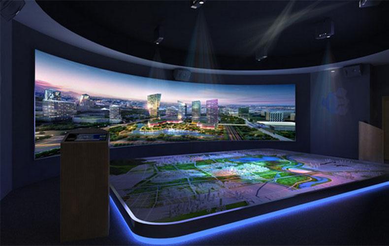 展廳設計|投影沙盤在地產行業中的應用插圖(1) ?????±?2????3